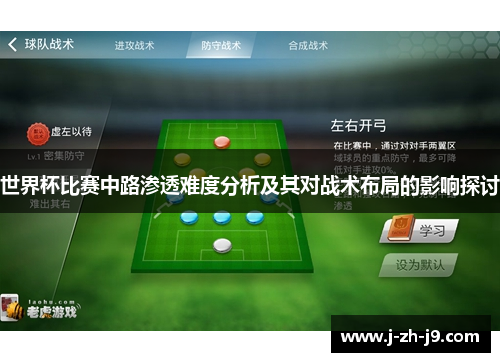 世界杯比赛中路渗透难度分析及其对战术布局的影响探讨